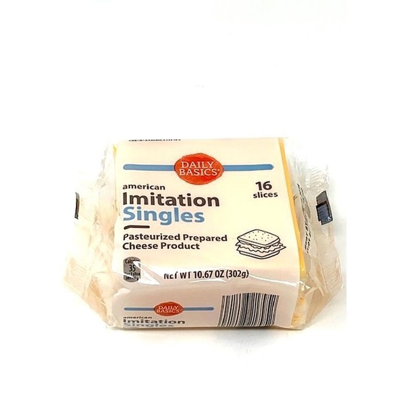 Daily Basics Imitation Cheese Singles