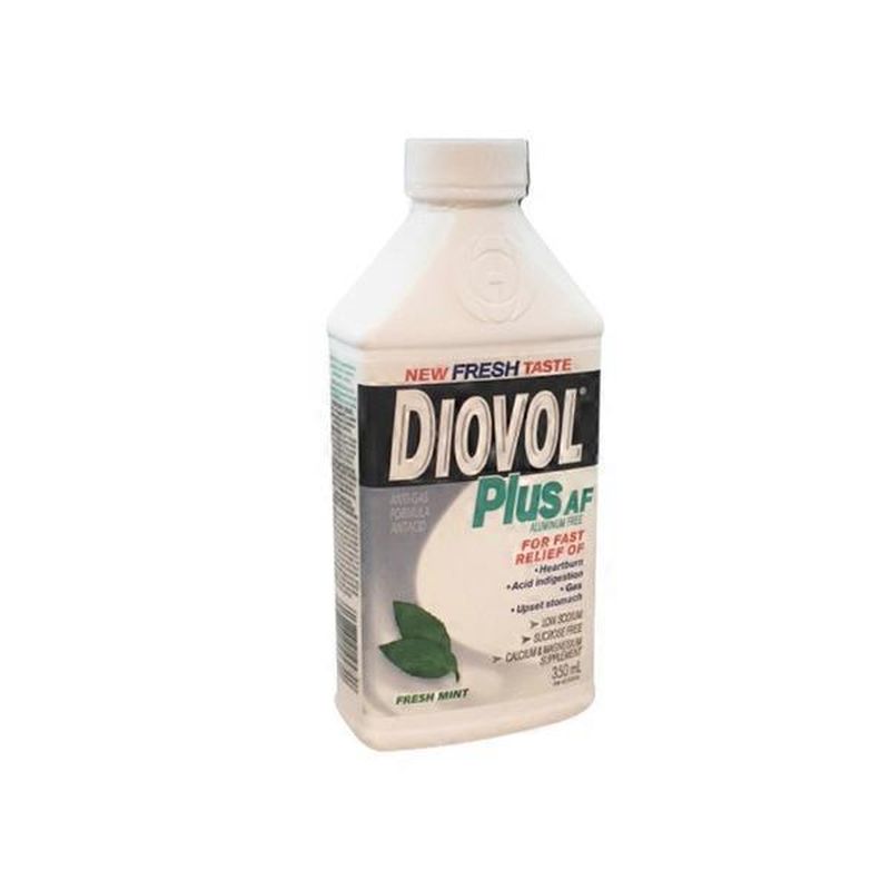 Diovol Plus Af Aluminum Free Fresh Mint Liquid Antacid (350 ml) Instacart