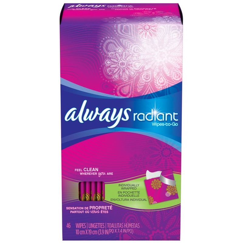 Always Feminine Napkins (46 ct) Instacart