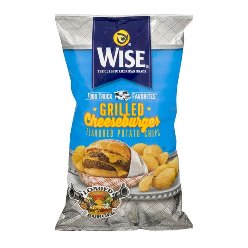 Wise Potato Chips Grilled Cheeseburger Flavored (7.5 oz) Instacart