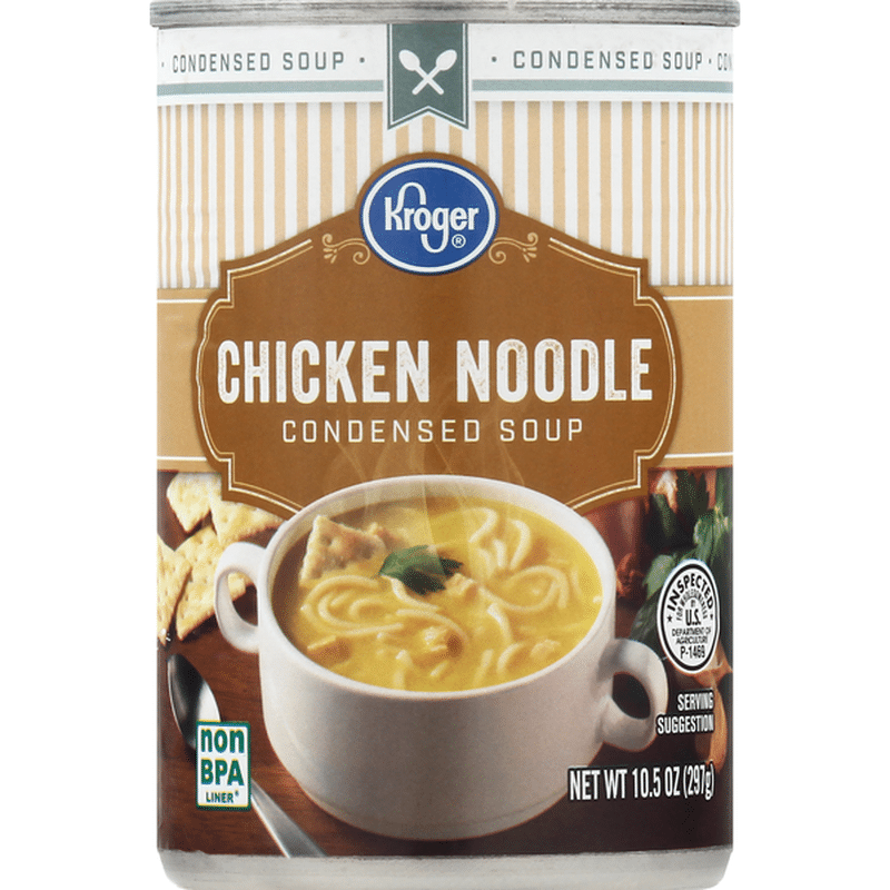 Kroger Condensed Soup, Chicken Noodle (10.5 oz) Instacart