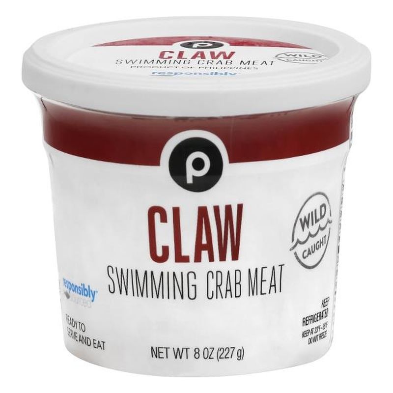 Publix Crab Meat, Swimming, Claw (8 oz) from Publix Instacart