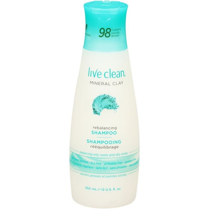 Live Clean Mineral Clay Rebalancing Shampoo (350 ml) Instacart