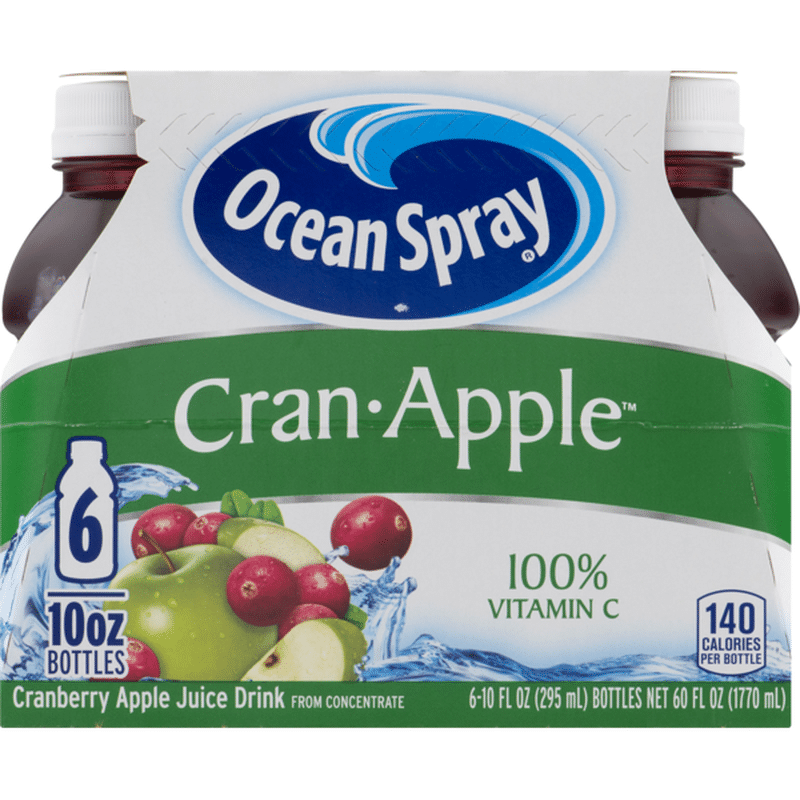 ocean spray cran apple juice percentage apple