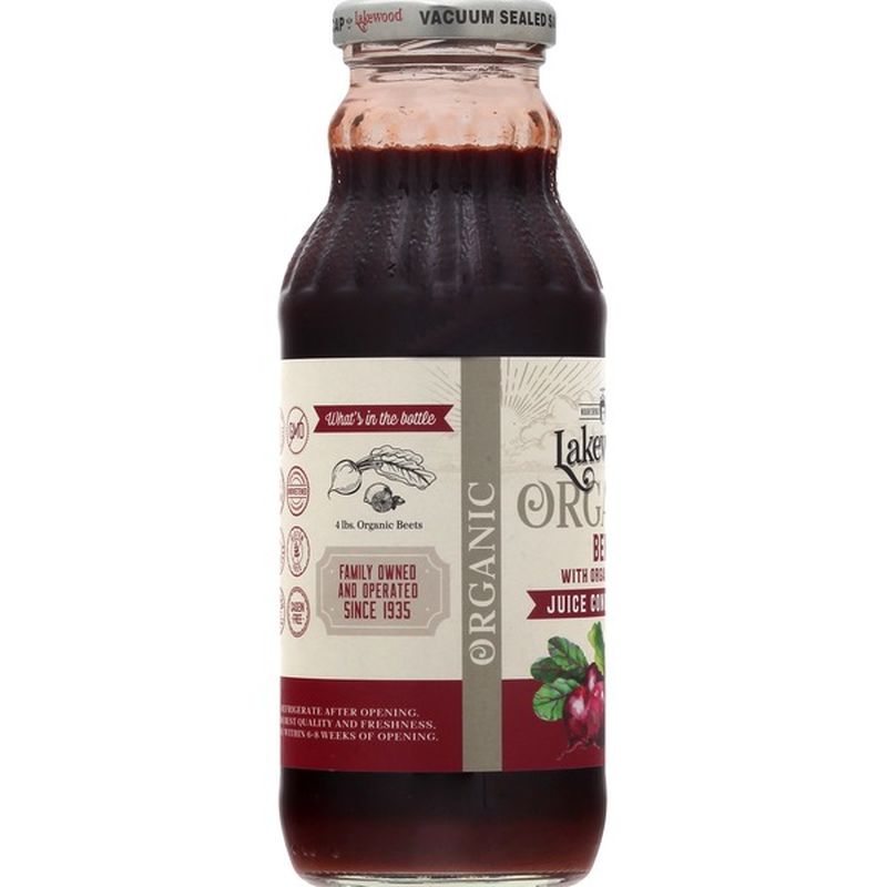 Lakewood Juice Concentrate, Organic, Beet with Organic Lemon (12.5 oz