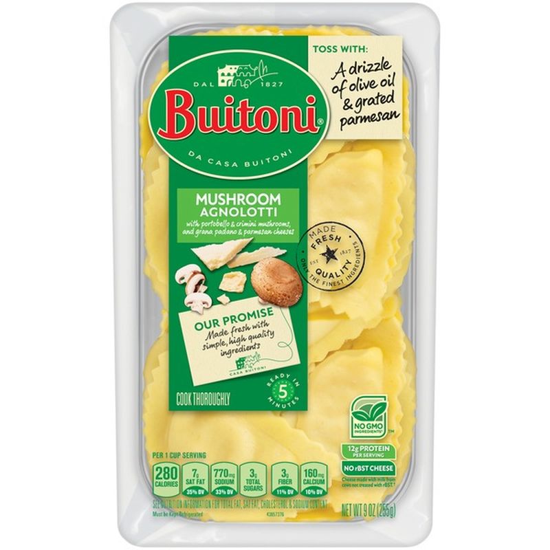 Buitoni Mushroom Agnolotti Refrigerated Pasta (9 oz) Instacart