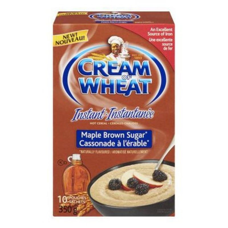 Cream of Wheat Maple Brown Sugar Flavored Instant Hot Cereal (350 g