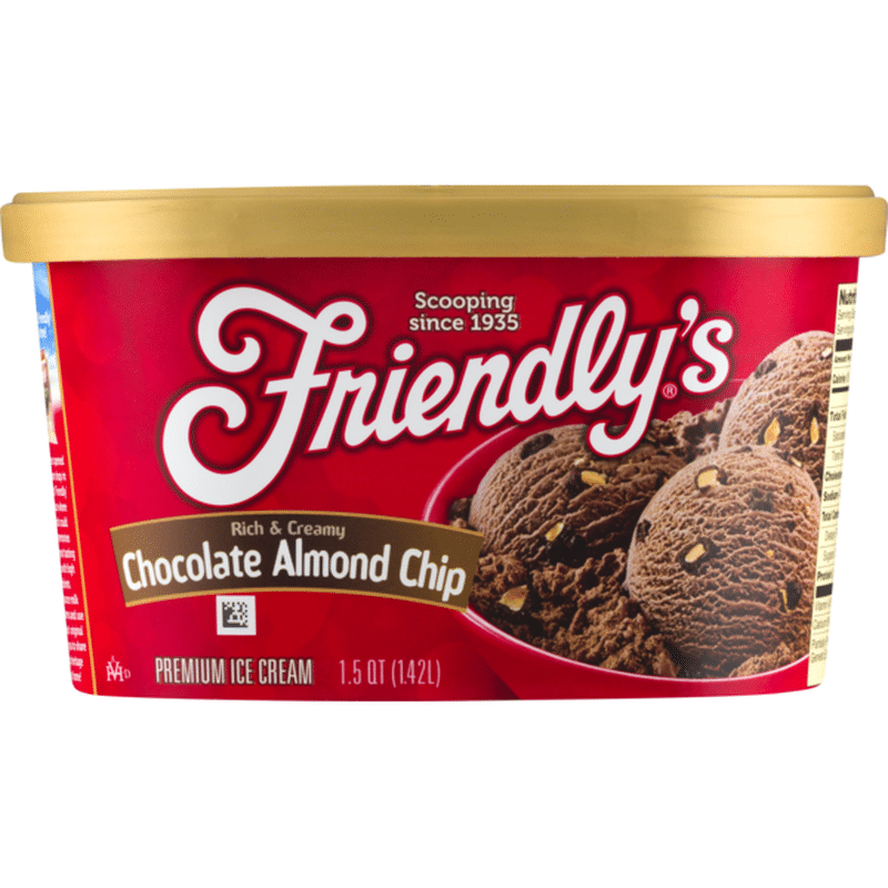 Friendly's Premium Ice Cream Chocolate Almond Chip (1.5 qt) from Giant