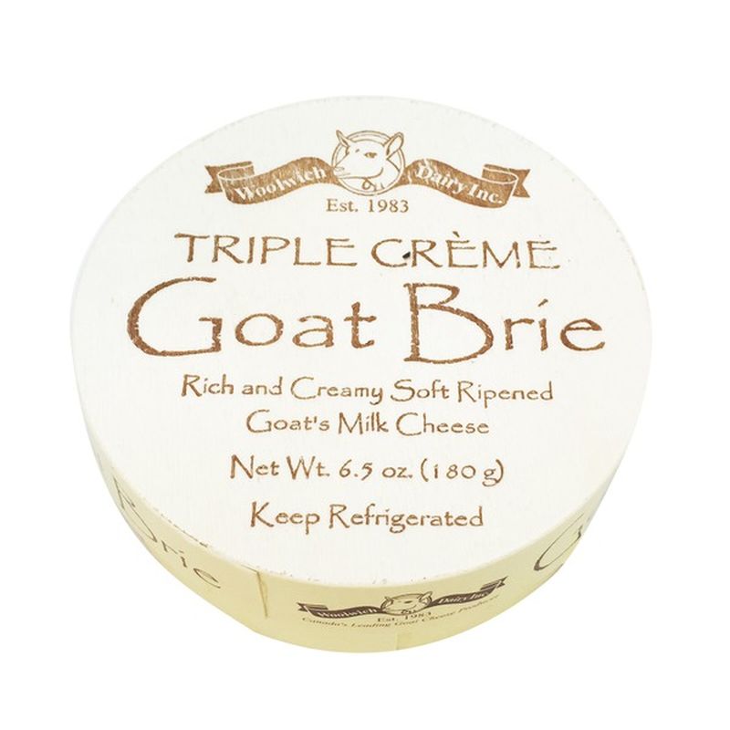 Woolwich Dairy Cheese, Triple Creme Goat Brie (6.5 oz) Instacart