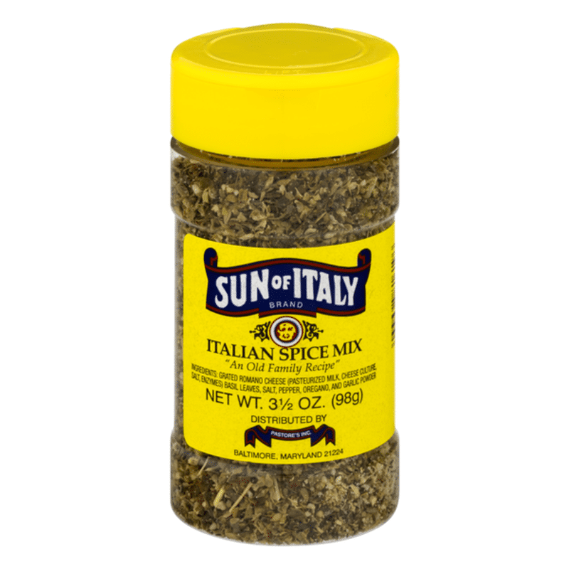 Sun Of Italy Italian Spice Mix 3 5 Oz Instacart