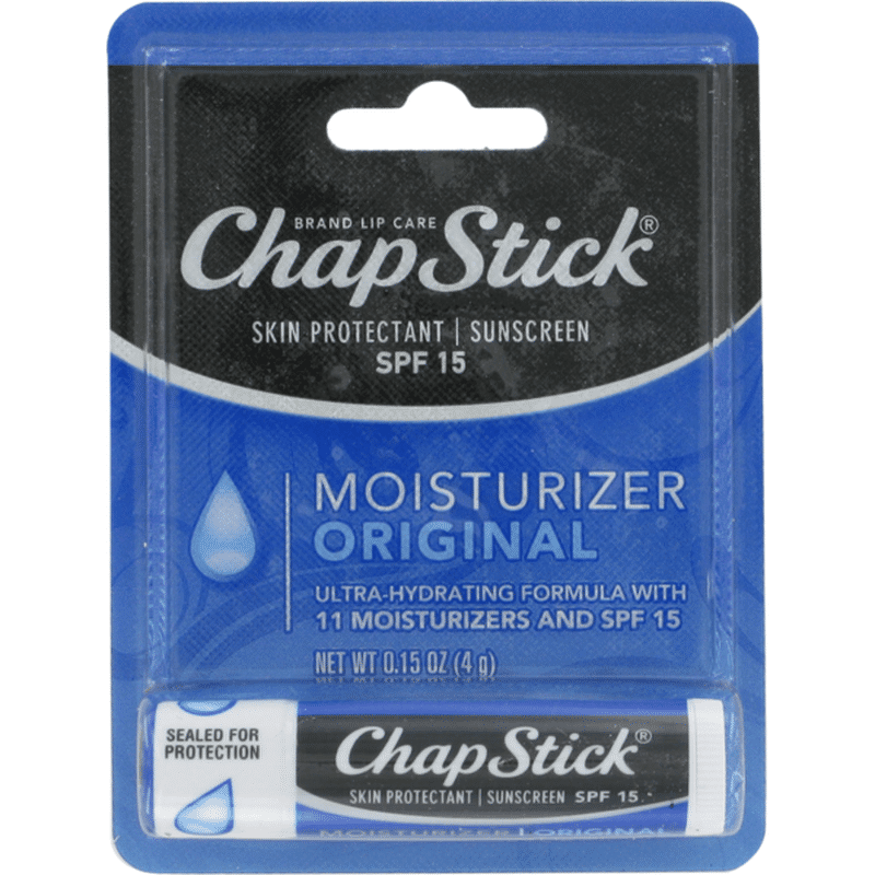 Chapstick Skin Protectant Sunscreen SPF 12 Moisturizer Original (0.15 oz) from Kroger Instacart