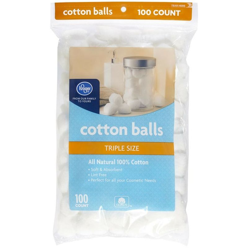 Kroger Triple Size Cotton Balls