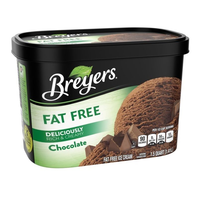 Breyer's Ice Cream Chocolate (48 oz) Instacart