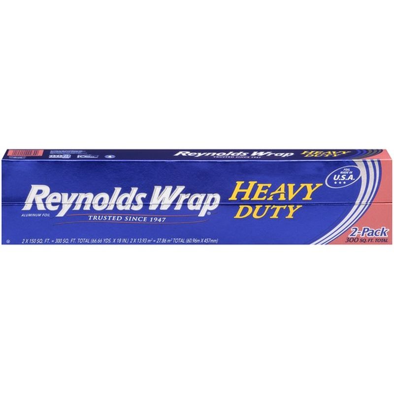 Reynolds Wrap Aluminum Foil Heavy Duty Aluminum Foil (2 Ct) - Instacart