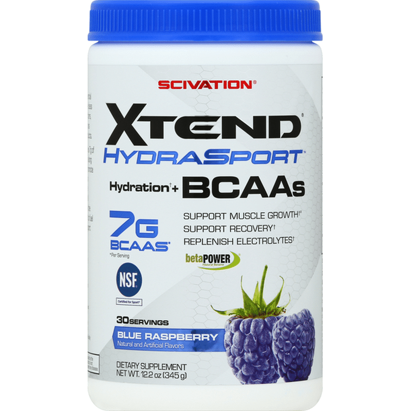 XTEND Hydration + BCAAs, Blue Raspberry (12.2 oz) Instacart