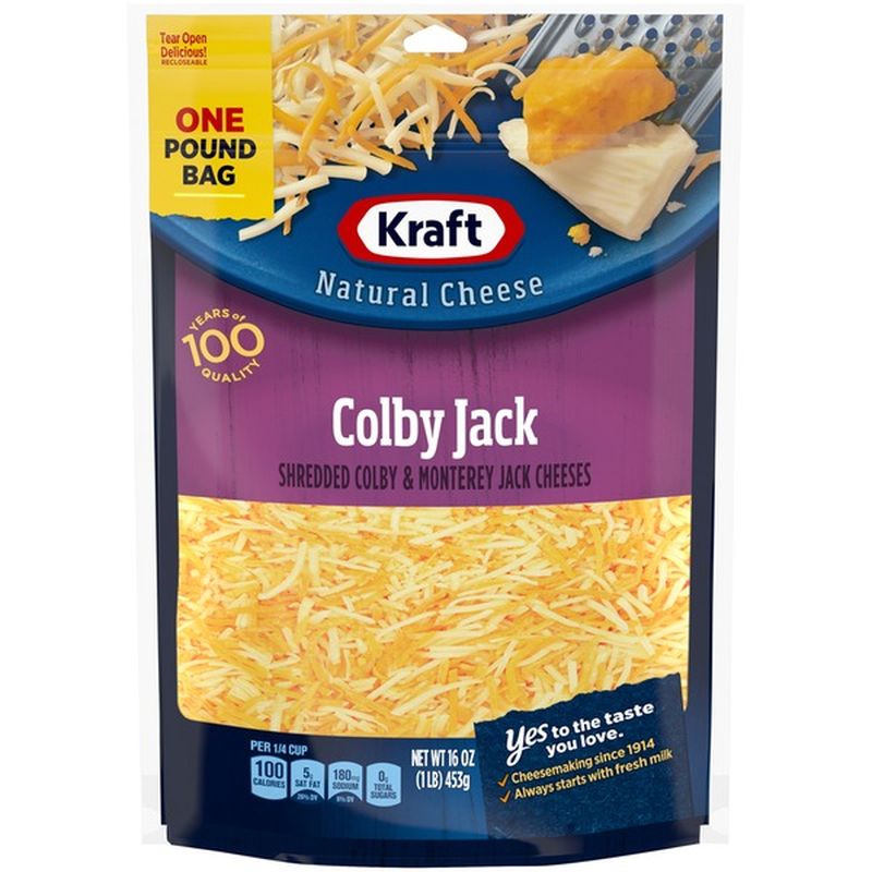 Kraft Colby Jack Finely Shredded Natural Cheese (16 oz) Instacart