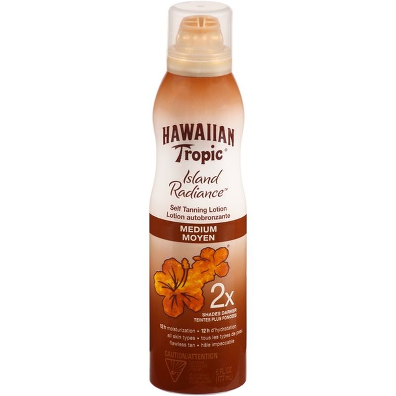 Hawaiian Tropic Creme Lotion, Self Tanner, Medium (6 oz) Instacart