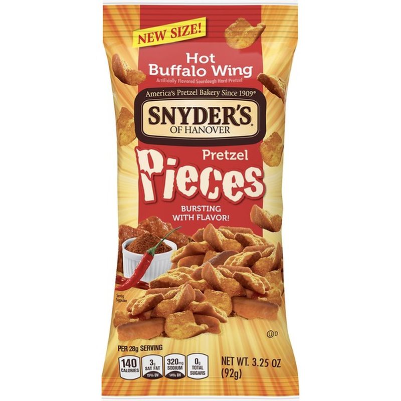 Snyder's of Hanover Pretzel Pieces, Hot Buffalo Wing (3.25 oz) from ...