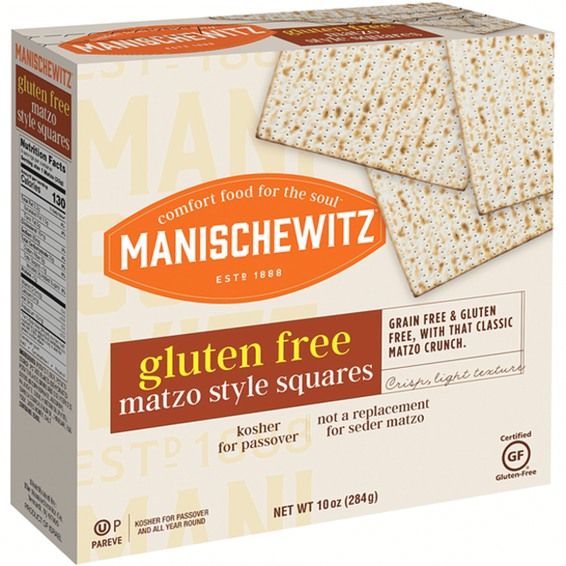 Manischewitz Gluten Free Matzo Squares (10 Oz) - Instacart