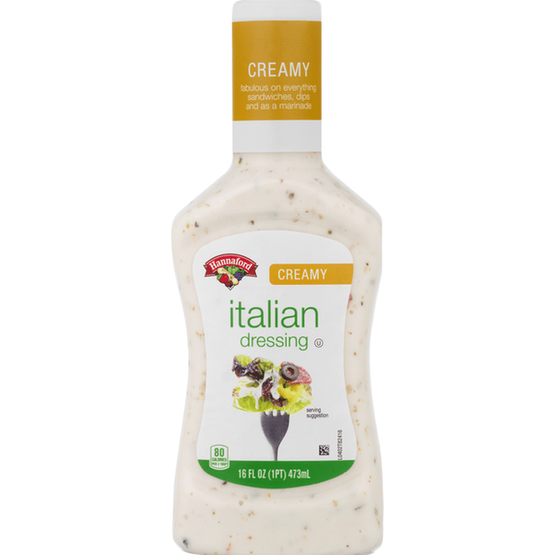 Hannaford Creamy Italian Salad Dressing (16 oz) Instacart