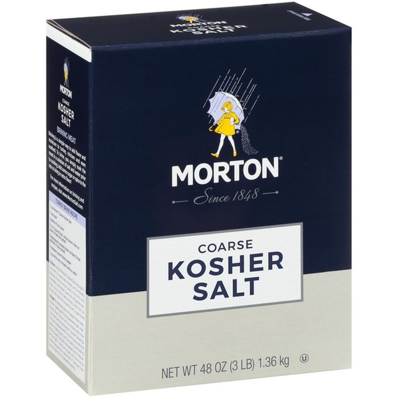 Morton Kosher Salt, Coarse (3 ct) from SuperFresh Instacart