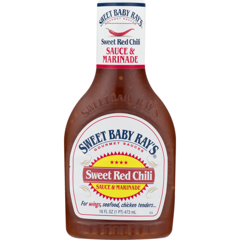 Sweet Baby Ray's Sweet Red Chili SQUEEZE BOTTLE Wing Sauce & Glaze (16