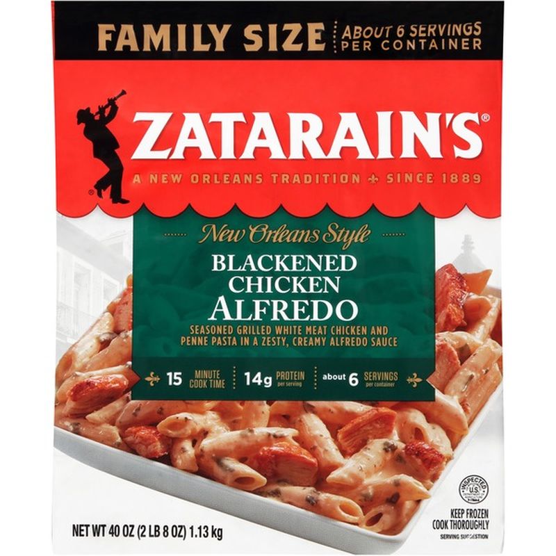 Zatarain's® Family Size Frozen Blackened Chicken Alfredo (40 oz