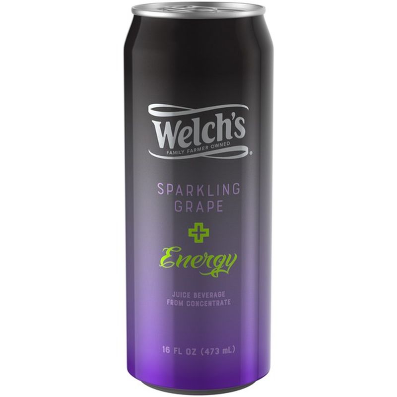 Welch's Sparkling Grape + Energy Welch's Sparkling Grape + Energy Juice