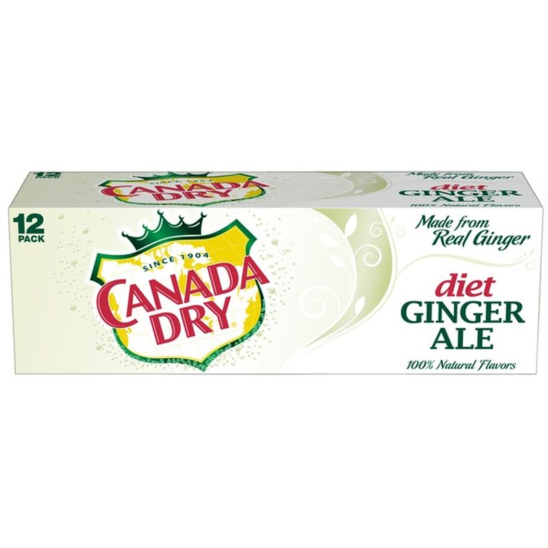 Canada Dry Ginger Ale Nutrition Facts 20 Oz Diet Canada Dry Ginger Ale 12 Fl Oz Instacart