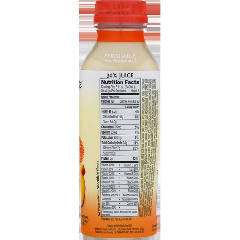 Bolthouse Farms Smoothie, Breakfast, Peach Parfait (15.2 oz) from