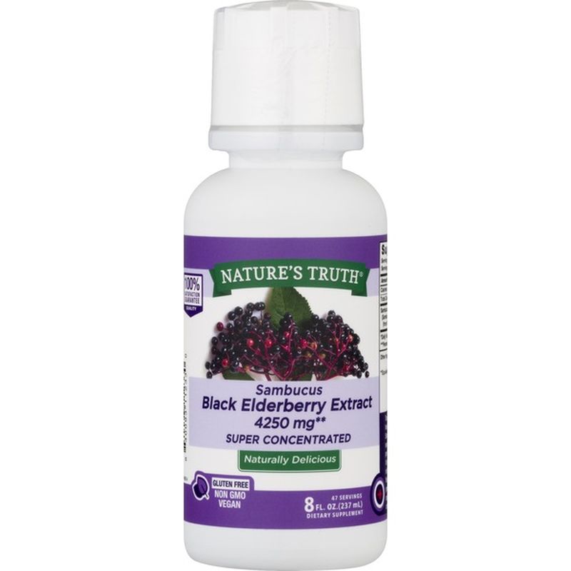 Nature's Truth Organic Black Elderberry Extract, Sambucus (8 fl oz