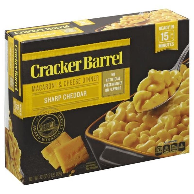 Cracker Barrel Sharp Cheddar Macaroni and Cheese Dinner (906 g) Instacart