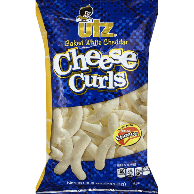 Utz Cheese Curls, Baked White Cheddar (8.5 oz) Instacart