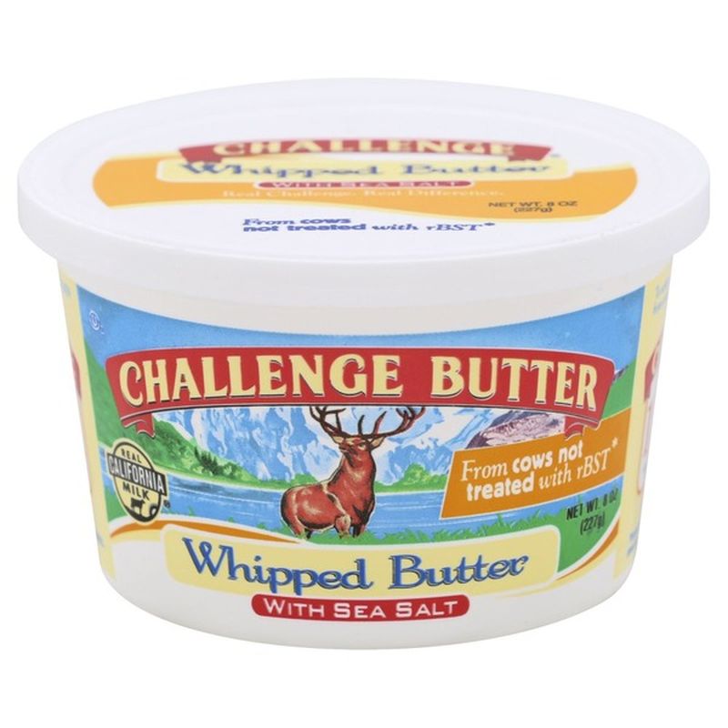 Challenge Whipped Butter with Sea Salt (8 oz) Instacart