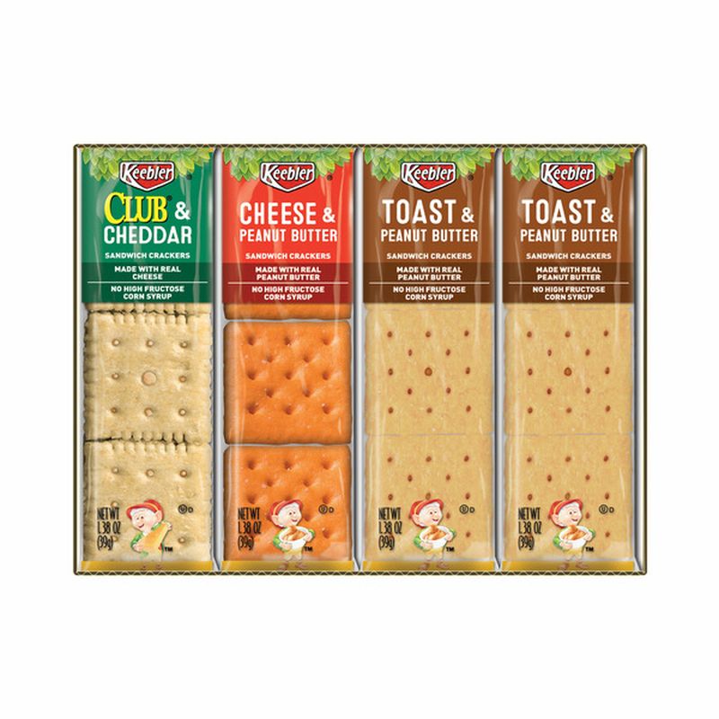 Kellogg's Keebler Sandwich Crackers, Single Serve Snack Crackers