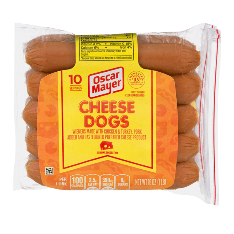Oscar Mayer Cheese Dogs (10 ct) from Stop & Shop - Instacart