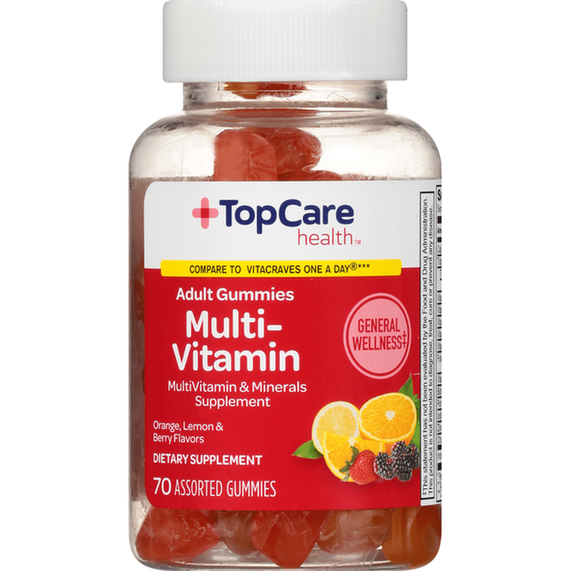 Top Care Adult Multivitamin & Minerals Dietary Supplement Assorted
