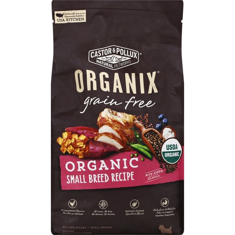 castor and pollux dog food small breed