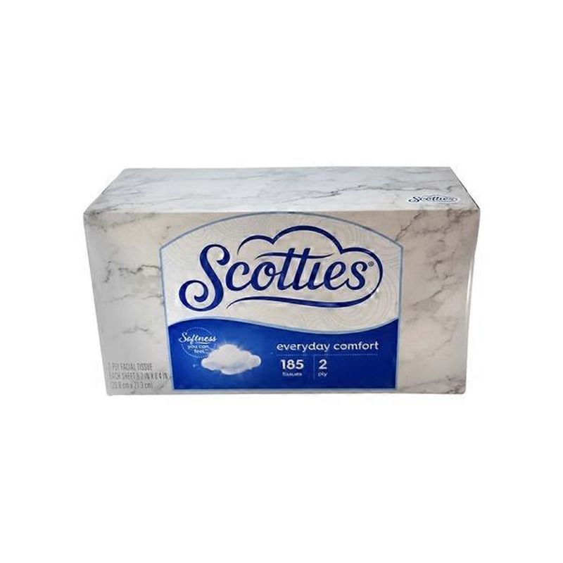 Scotties Mouchoirs En Boîte - Lot De 4 Boîtes - 2 Plis, 120 Mouchoirs/boîte - Neuf