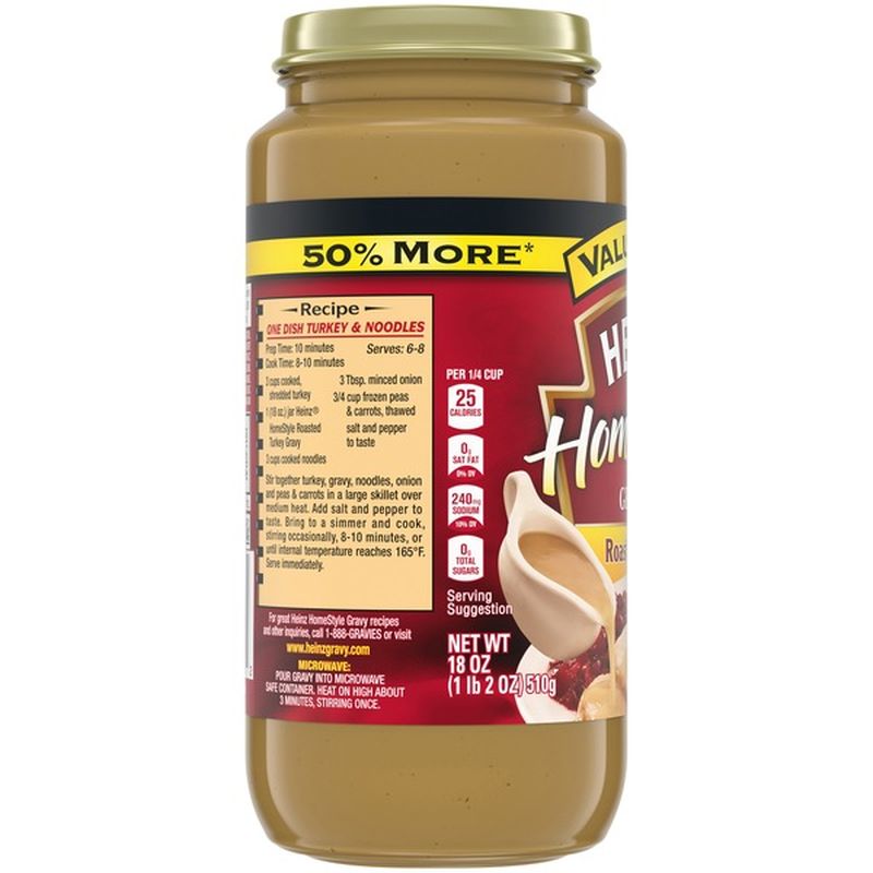 Heinz HomeStyle Roasted Turkey Gravy 18 Oz Instacart