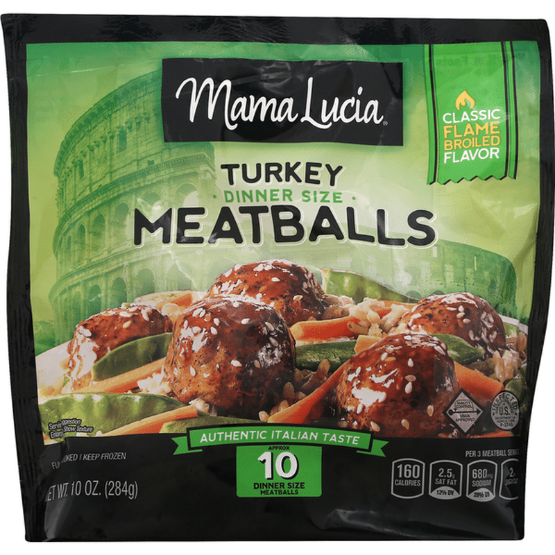 Mama Lucia Turkey Meatballs (10 oz) Delivery or Pickup Near Me Instacart