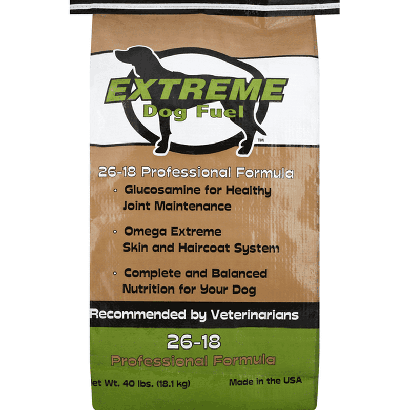 Extreme Dog Fuel Dog Food, Professional Formula, 2618 (40 lb) Instacart