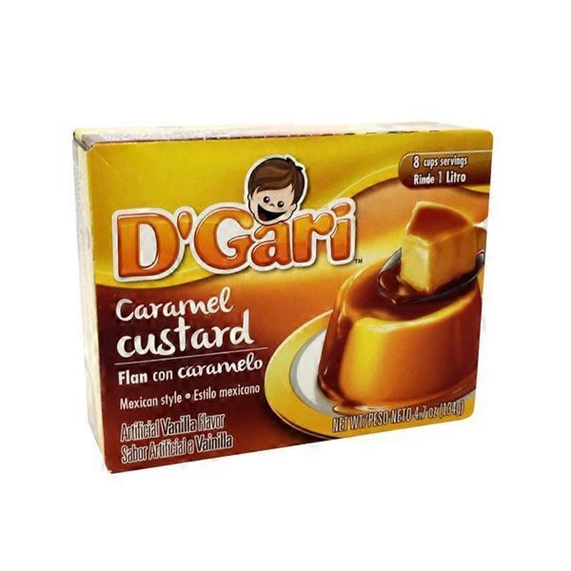 D'Gari Flan, Caramel Custard (5 oz) - Instacart