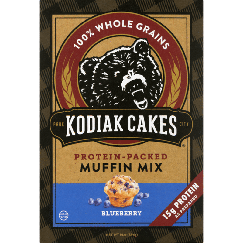 Kodiak Cakes Muffin Mix Blueberry (14 oz) Instacart
