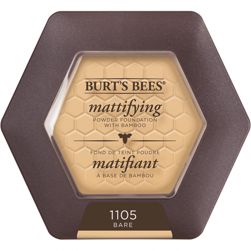 Burt's Bees Burts Bees Natural Mattifying Powder Foundation, Bare