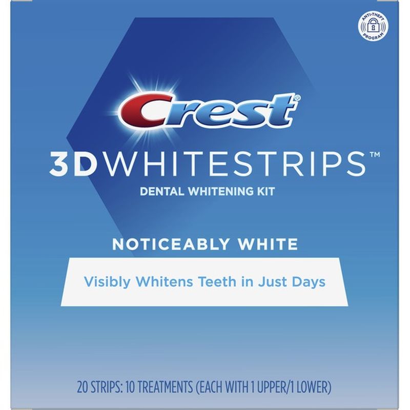 Crest Noticeably White Whitestrips Teeth Whitening Kit