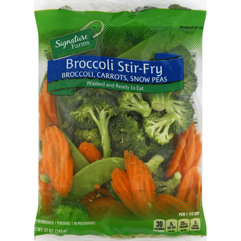 Signature Kitchens Stir-Fry, Broccoli (12 oz bag) - Instacart