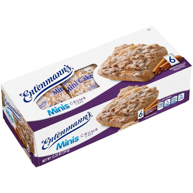 Entenmann s Entenmann s Minis Crumb Cake 2 04 Oz Instacart