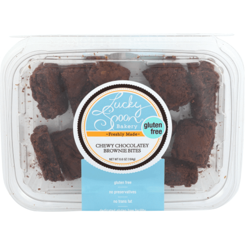 Lucky Spoon Bakery Brownie Bites, Chocolaty, Chewy (6.6 oz) Instacart