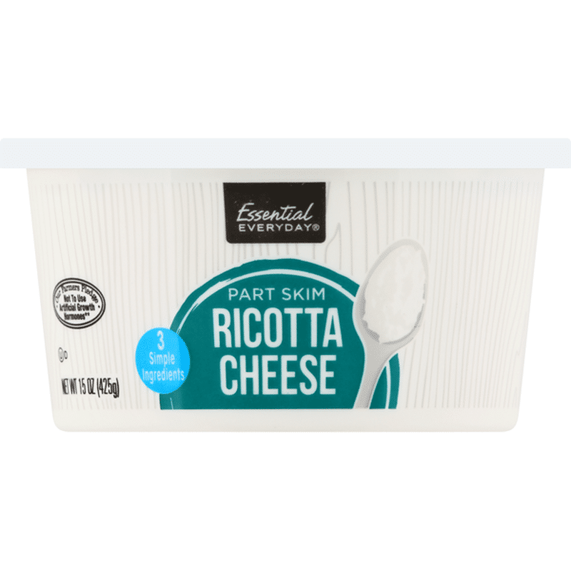 Essential Everyday Ricotta Cheese, Part Skim (15 oz) Instacart